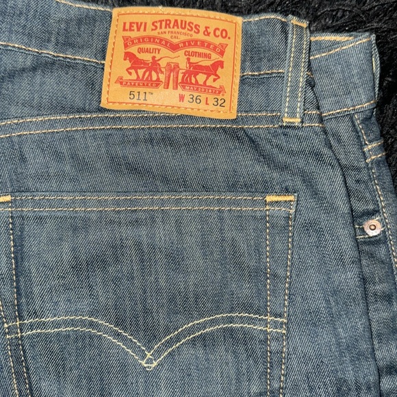 👖MENS 511 LEVIS NEW WITHOUT TAGS 🏷️ NEVER WORN SIZE 36x32 🤠 - Picture 3 of 6